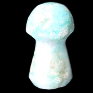 Blue Aragonite mushroom 30-32mm 12-15g in sunlight - Rocks and Things Store
