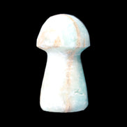 Blue Aragonite mushroom 30-32mm 12-15g in sunlight - Rocks and Things Store