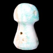 Blue Aragonite mushroom 30-32mm 12-15g in sunlight - Rocks and Things Store