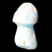 Blue Aragonite mushroom 30-32mm 12-15g in sunlight - Rocks and Things Store