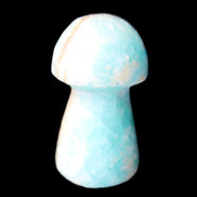 Blue Aragonite mushroom 30-32mm 12-15g in sunlight - Rocks and Things Store