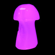 Mangano Calcite mushroom 25-32mmm 8-15g in UV light - Rocks and Things Store