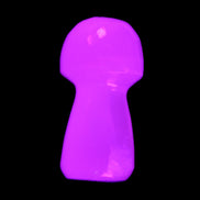 Mangano Calcite mushroom 25-32mmm 8-15g in UV light - Rocks and Things Store