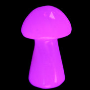 Mangano Calcite mushroom 25-32mmm 8-15g in UV light - Rocks and Things Store