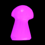 Mangano Calcite mushroom 25-32mmm 8-15g in UV light - Rocks and Things Store