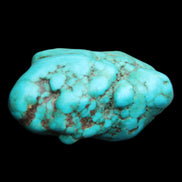 Persian Turquoise 38*19mm 26.8g in sunlight - Rocks and Things Store