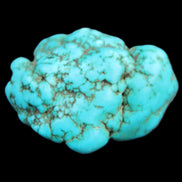 Persian Turquoise 38*19mm 26.8g in sunlight - Rocks and Things Store