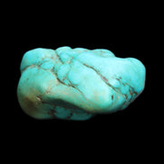 Persian Turquoise 38*19mm 26.8g in sunlight - Rocks and Things Store