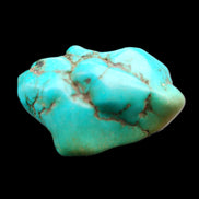 Persian Turquoise 38*19mm 26.8g in sunlight - Rocks and Things Store