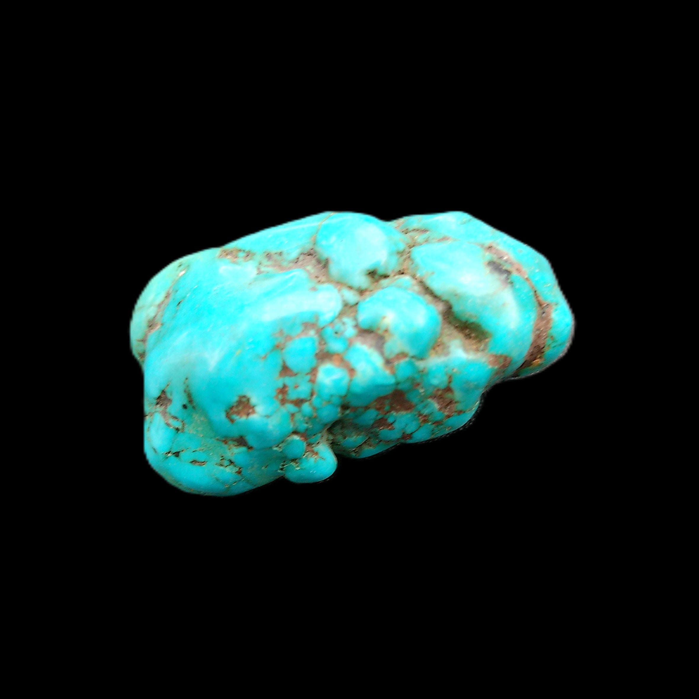 Persian Turquoise 38*19mm 26.8g in sunlight - Rocks and Things Store
