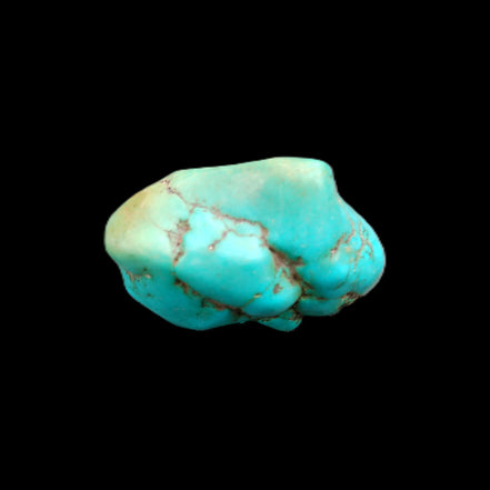 Persian Turquoise 38*19mm 26.8g in sunlight - Rocks and Things Store