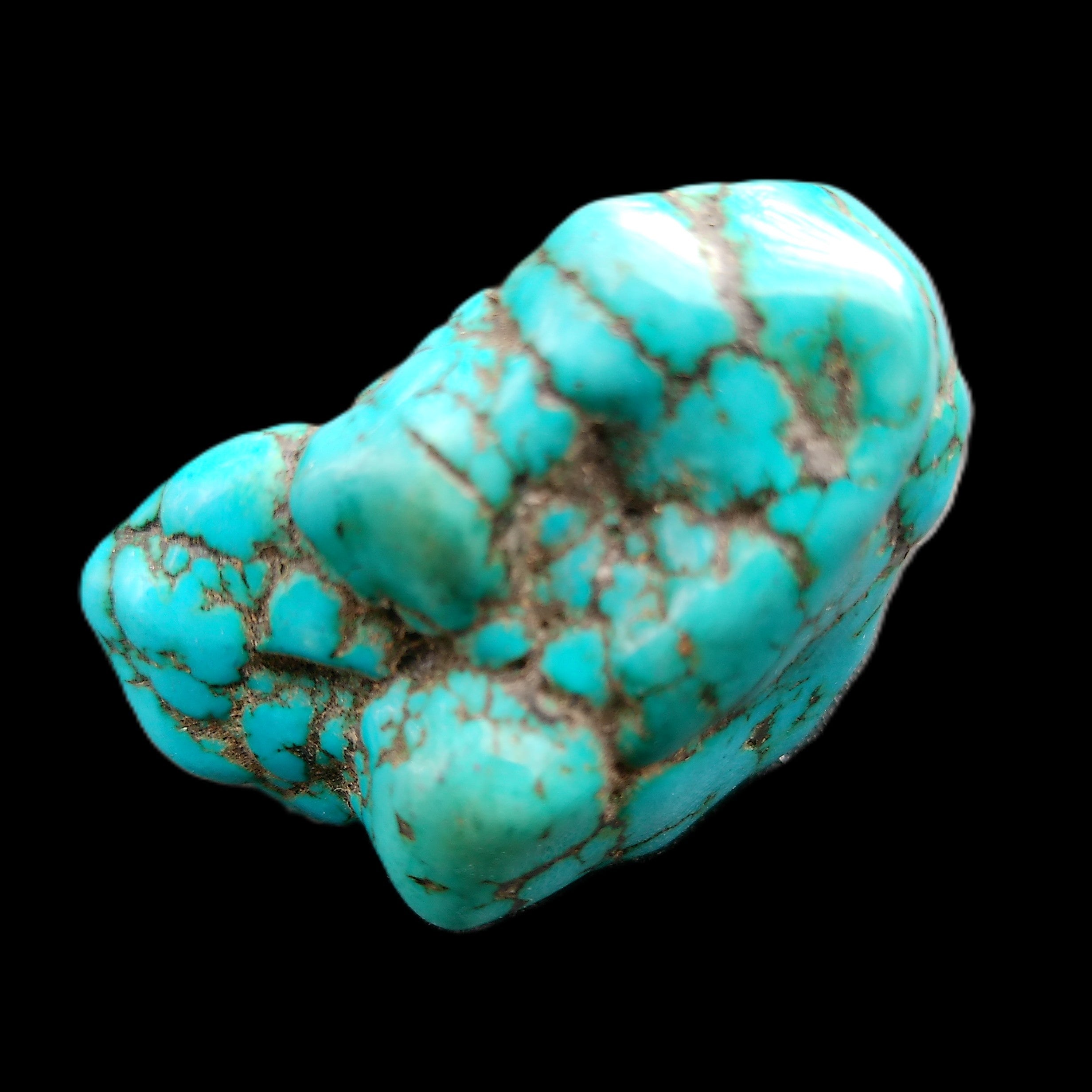 Persian Turquoise 24*37mm 35g in sunlight - Rocks and Things Store