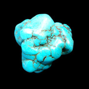 Persian Turquoise 39*37mm 43.5g in sunlight - Rocks and Things Store