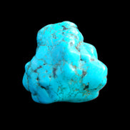 Persian Turquoise 39*37mm 43.5g in sunlight - Rocks and Things Store