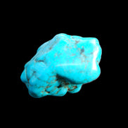 Persian Turquoise 39*37mm 43.5g in sunlight - Rocks and Things Store