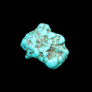 Persian Turquoise 36*25mm 27.8g in sunlight - Rocks and Things Store
