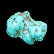 Persian Turquoise 36*25mm 27.8g in sunlight - Rocks and Things Store