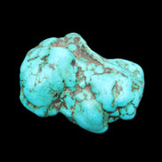 Persian Turquoise 36*25mm 27.8g in sunlight - Rocks and Things Store