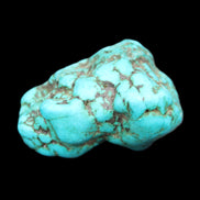 Persian Turquoise 36*25mm 27.8g in sunlight - Rocks and Things Store