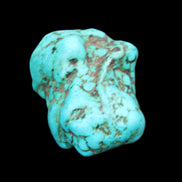 Persian Turquoise 36*25mm 27.8g in sunlight - Rocks and Things Store