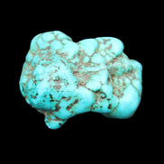 Persian Turquoise 36*25mm 27.8g in sunlight - Rocks and Things Store