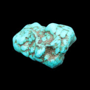 Persian Turquoise 36*25mm 27.8g in sunlight - Rocks and Things Store