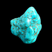 Persian Turquoise 35*40mm 35.8g in sunlight - Rocks and Things Store