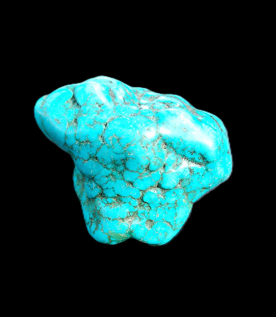 Persian Turquoise 35*40mm 35.8g in sunlight - Rocks and Things Store