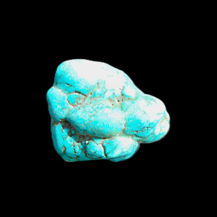 Persian Turquoise 35*40mm 35.8g in sunlight - Rocks and Things Store