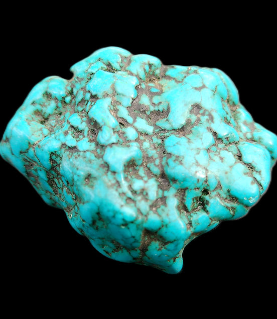 Persian Turquoise 45*38mm 43g in sunlight - Rocks and Things Store