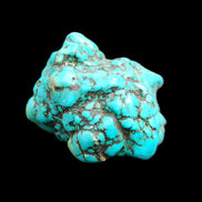 Persian Turquoise 45*38mm 43g in sunlight - Rocks and Things Store