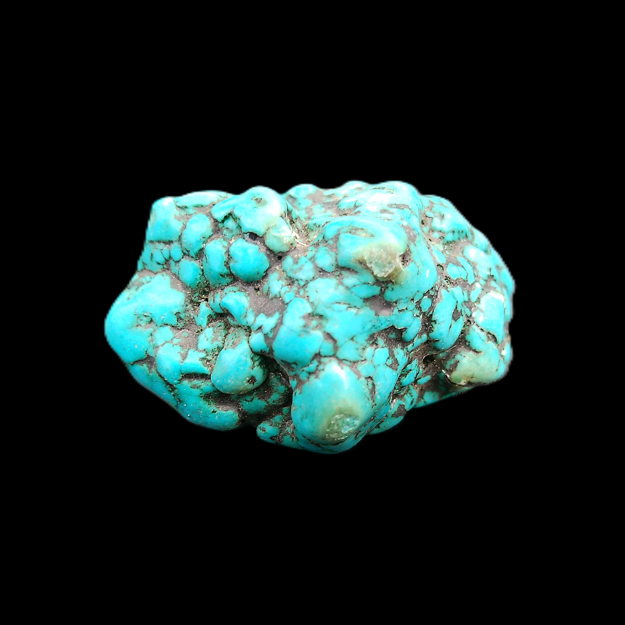 Persian Turquoise 45*38mm 43g in sunlight - Rocks and Things Store