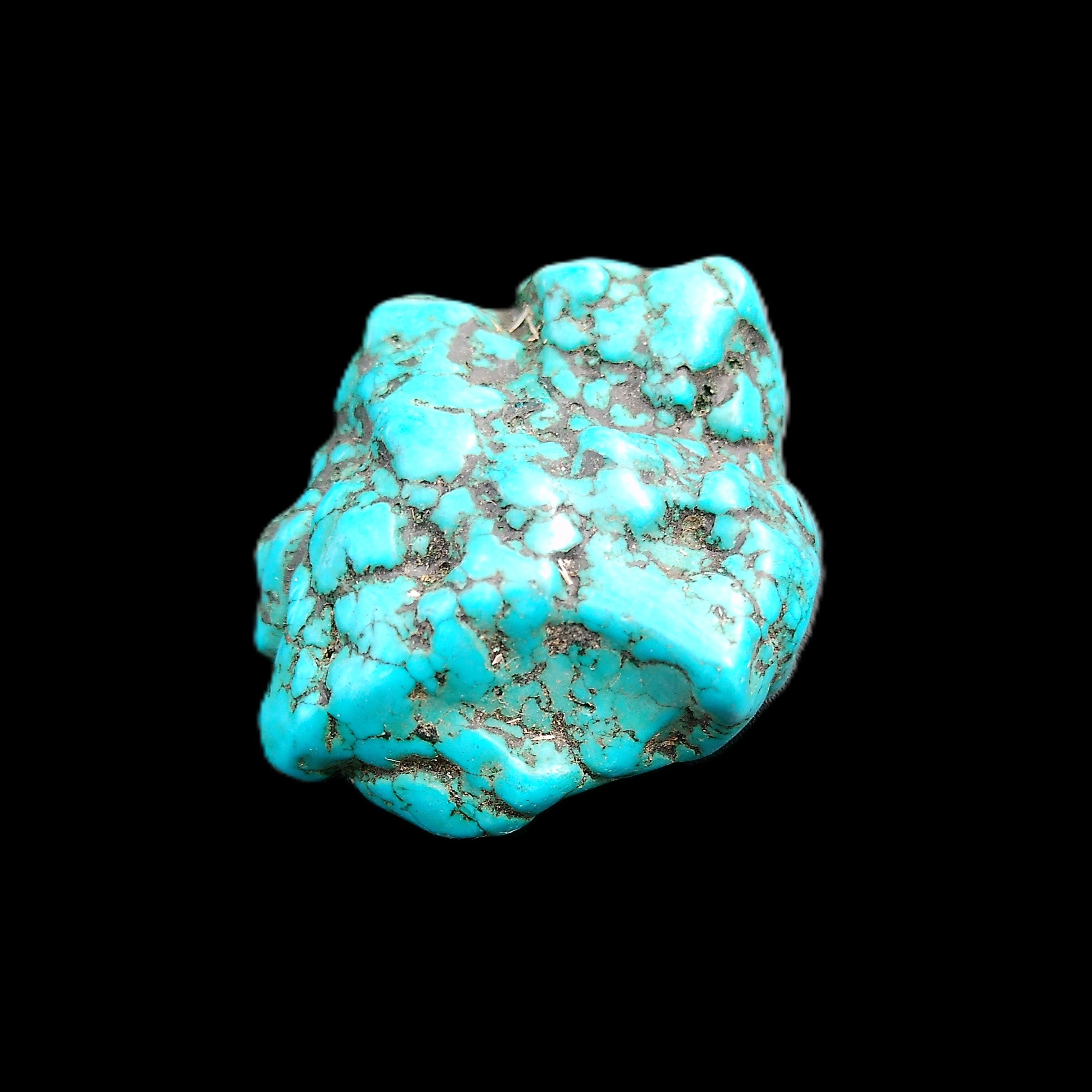Persian Turquoise 45*38mm 43g in sunlight - Rocks and Things Store