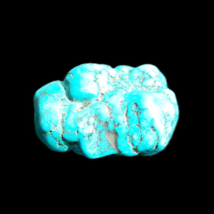 Persian Turquoise 45*32mm 51.8g in sunlight - Rocks and Things Store