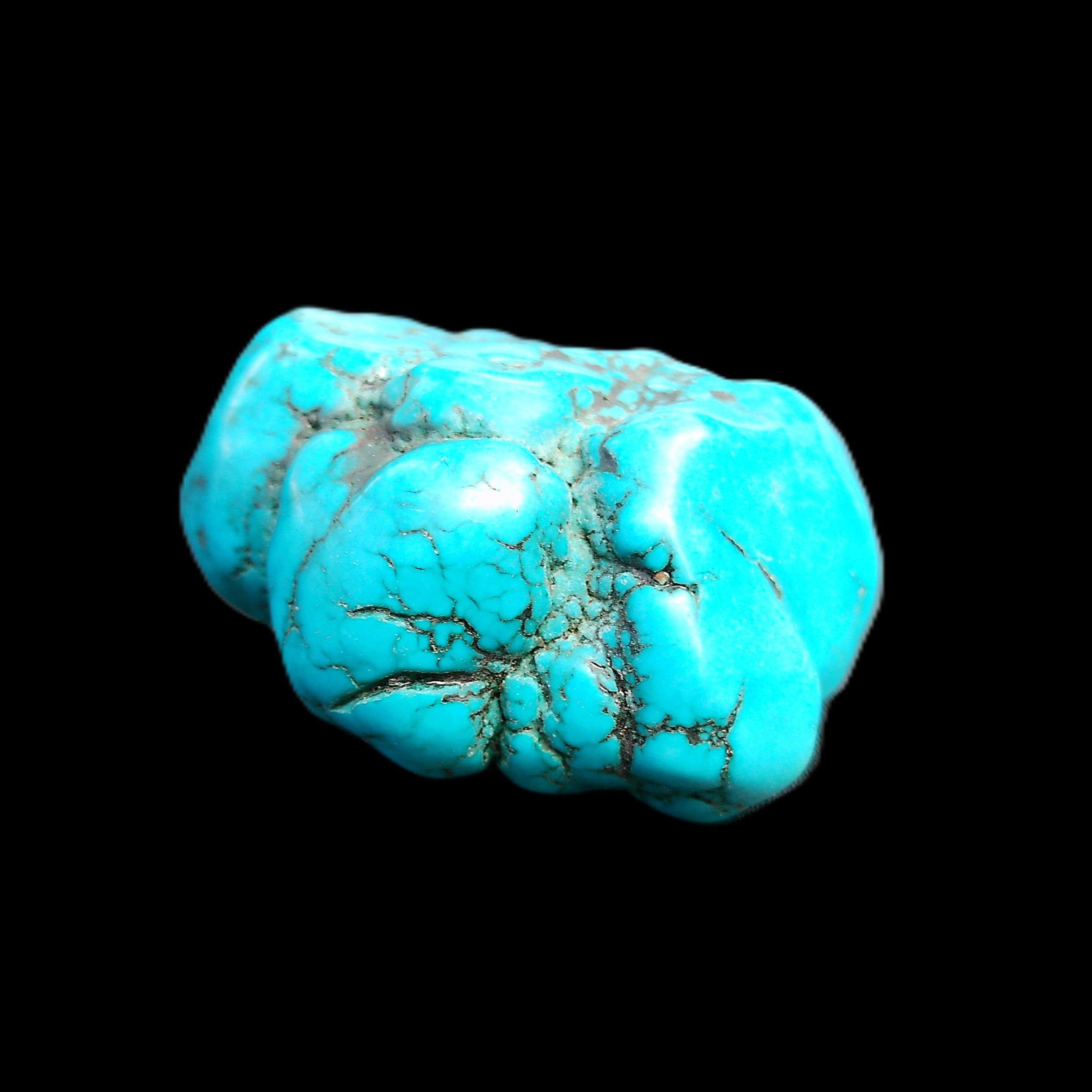 Persian Turquoise 45*32mm 51.8g in sunlight - Rocks and Things Store