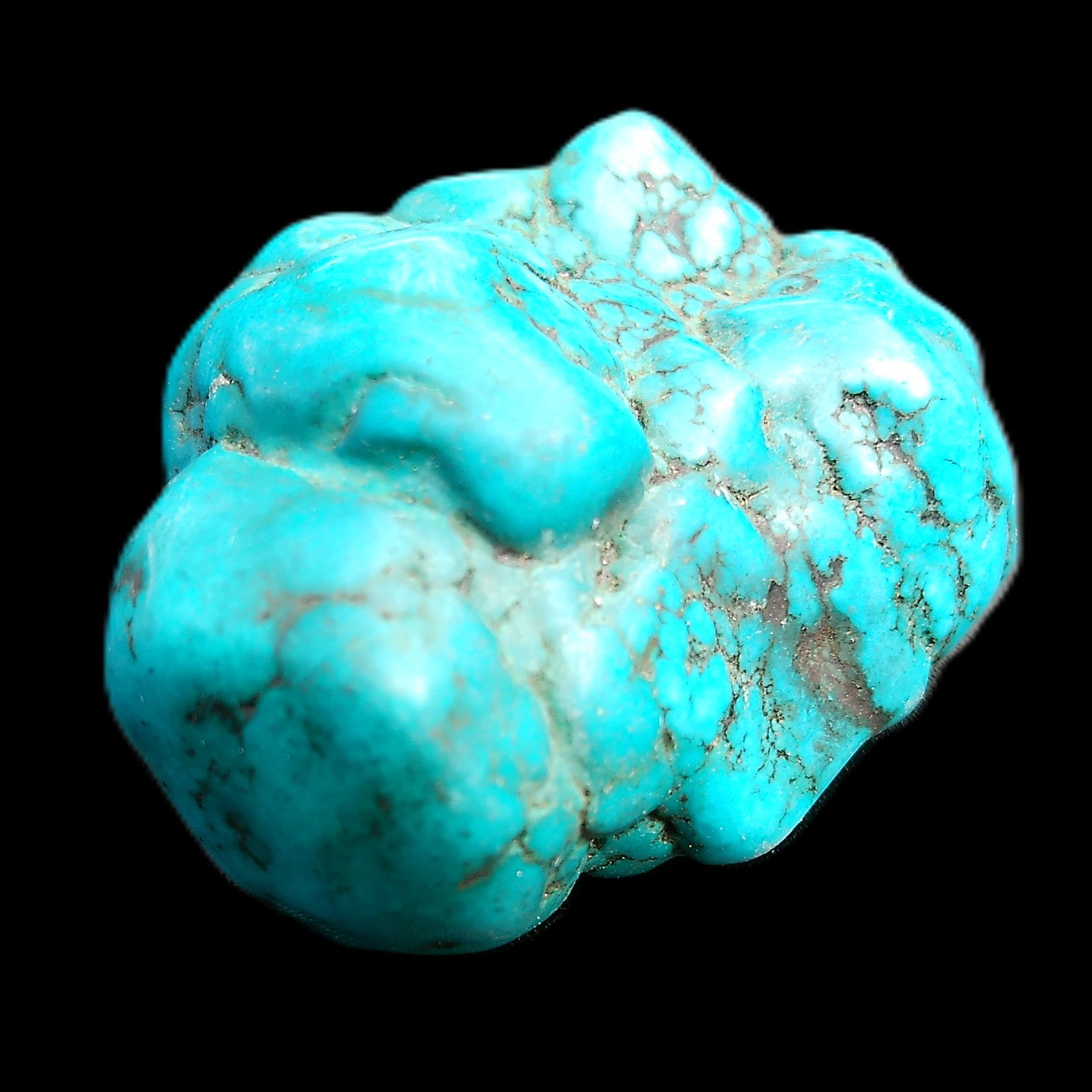 Persian Turquoise 45*32mm 51.8g in sunlight - Rocks and Things Store