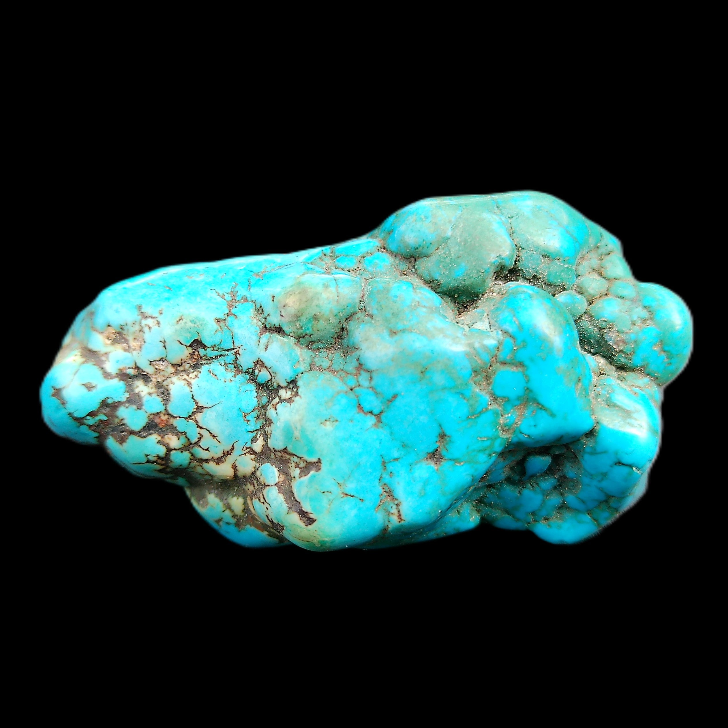 Persian Turquoise 45*32mm 51.8g in sunlight - Rocks and Things Store