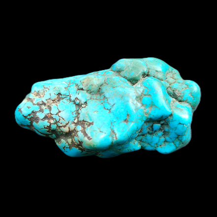 Persian Turquoise 45*32mm 51.8g in sunlight - Rocks and Things Store