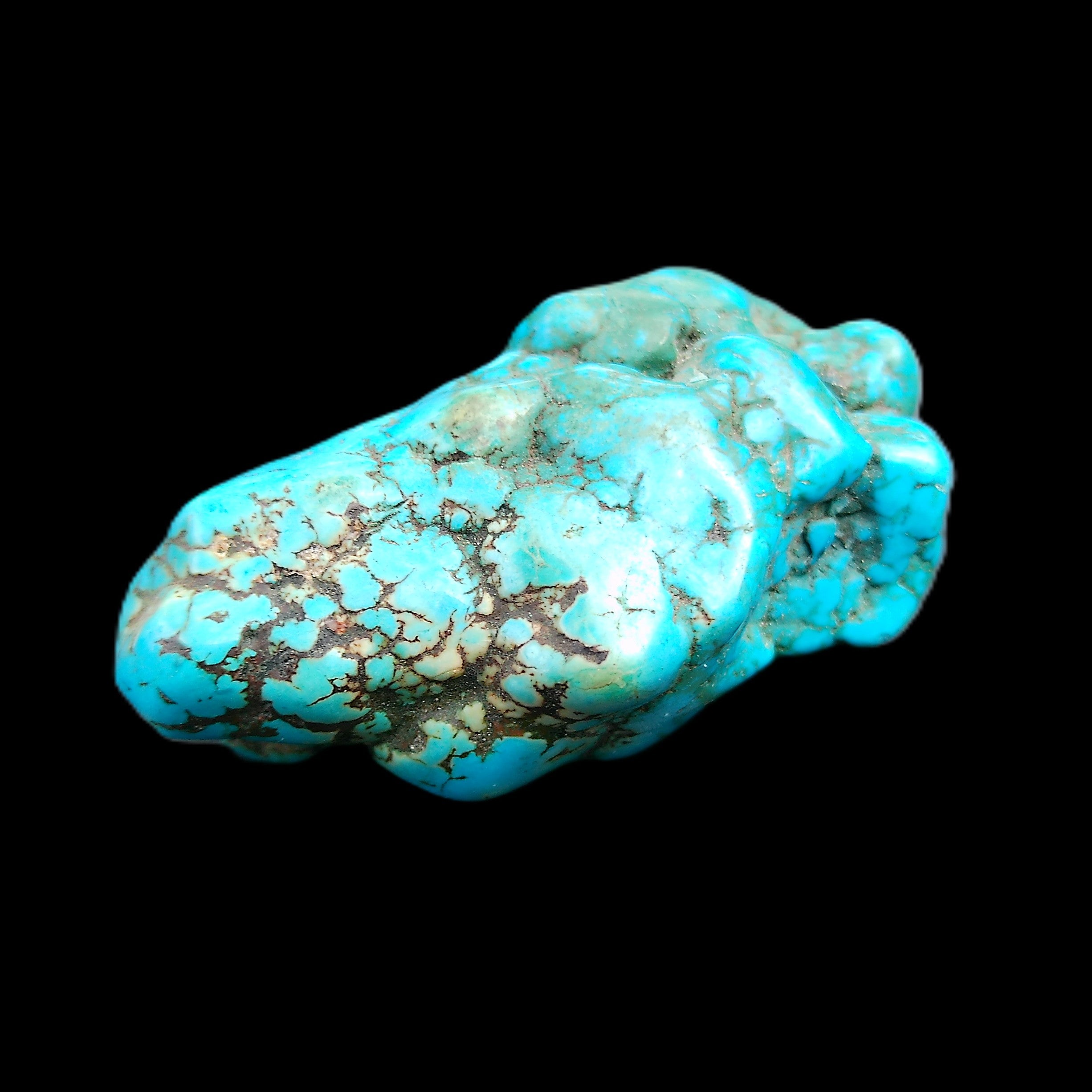 Persian Turquoise 45*32mm 51.8g in sunlight - Rocks and Things Store