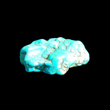 Persian Turquoise 45*32mm 51.8g in sunlight - Rocks and Things Store