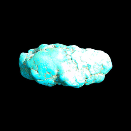Persian Turquoise 45*32mm 51.8g in sunlight - Rocks and Things Store