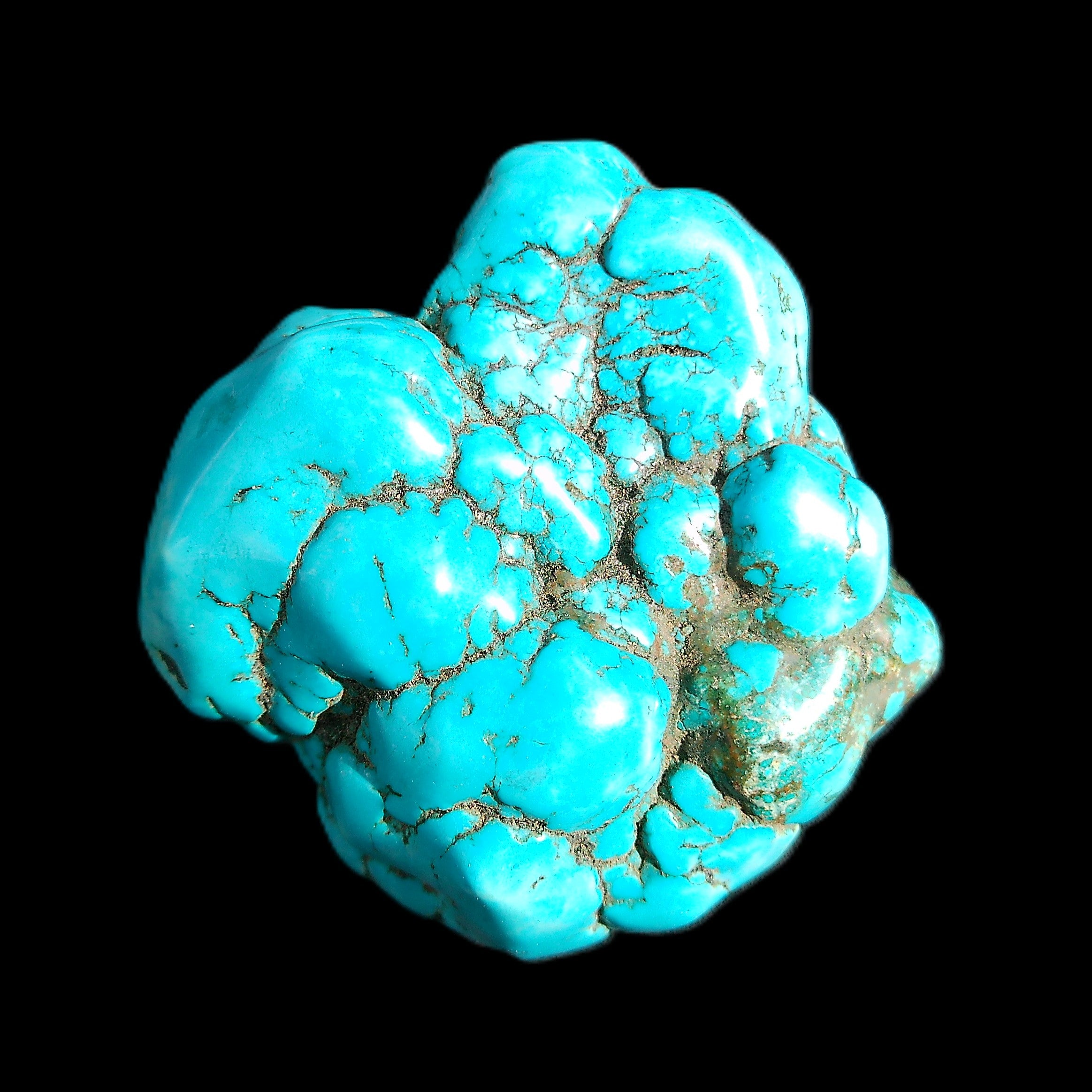 Persian Turquoise 51*30mm 173g in sunlight - Rocks and Things Store