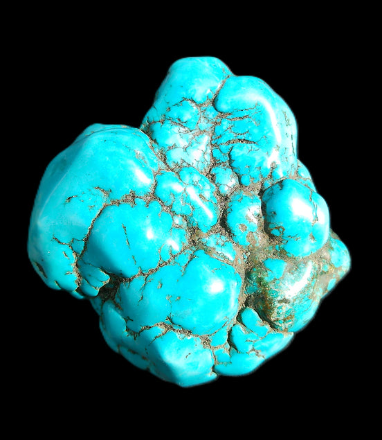 Persian Turquoise 51*30mm 173g in sunlight - Rocks and Things Store