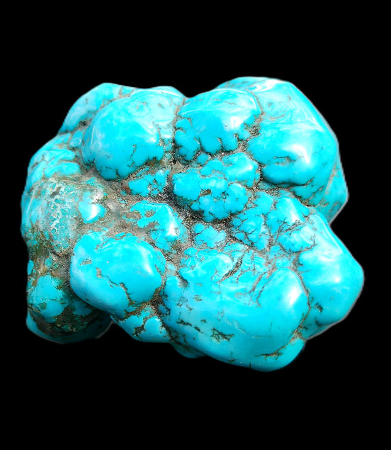 Persian Turquoise 51*30mm 173g in sunlight - Rocks and Things Store