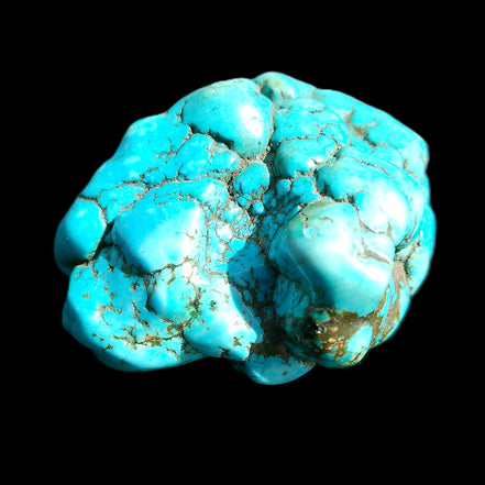 Persian Turquoise 51*30mm 173g in sunlight - Rocks and Things Store