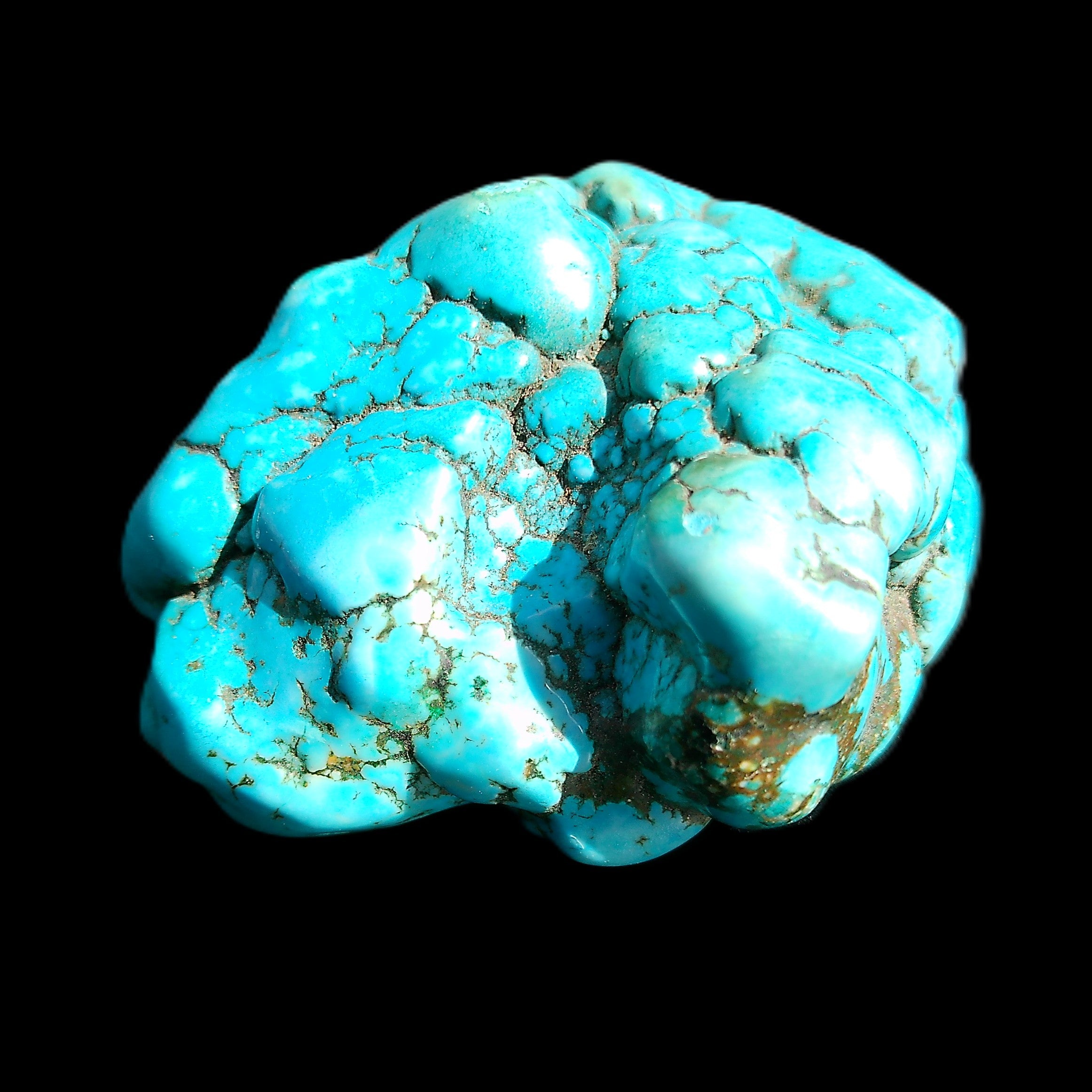 Persian Turquoise 51*30mm 173g in sunlight - Rocks and Things Store