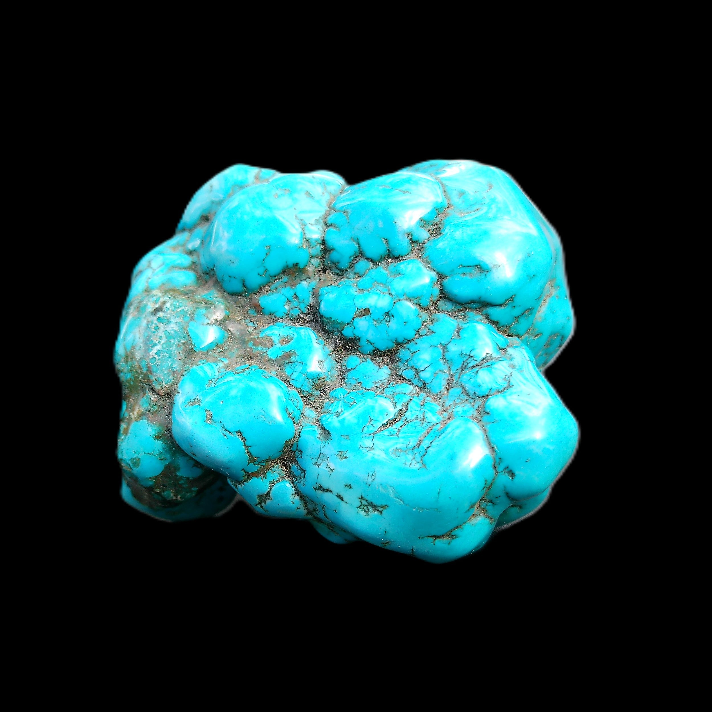 Persian Turquoise 51*30mm 173g in sunlight - Rocks and Things Store