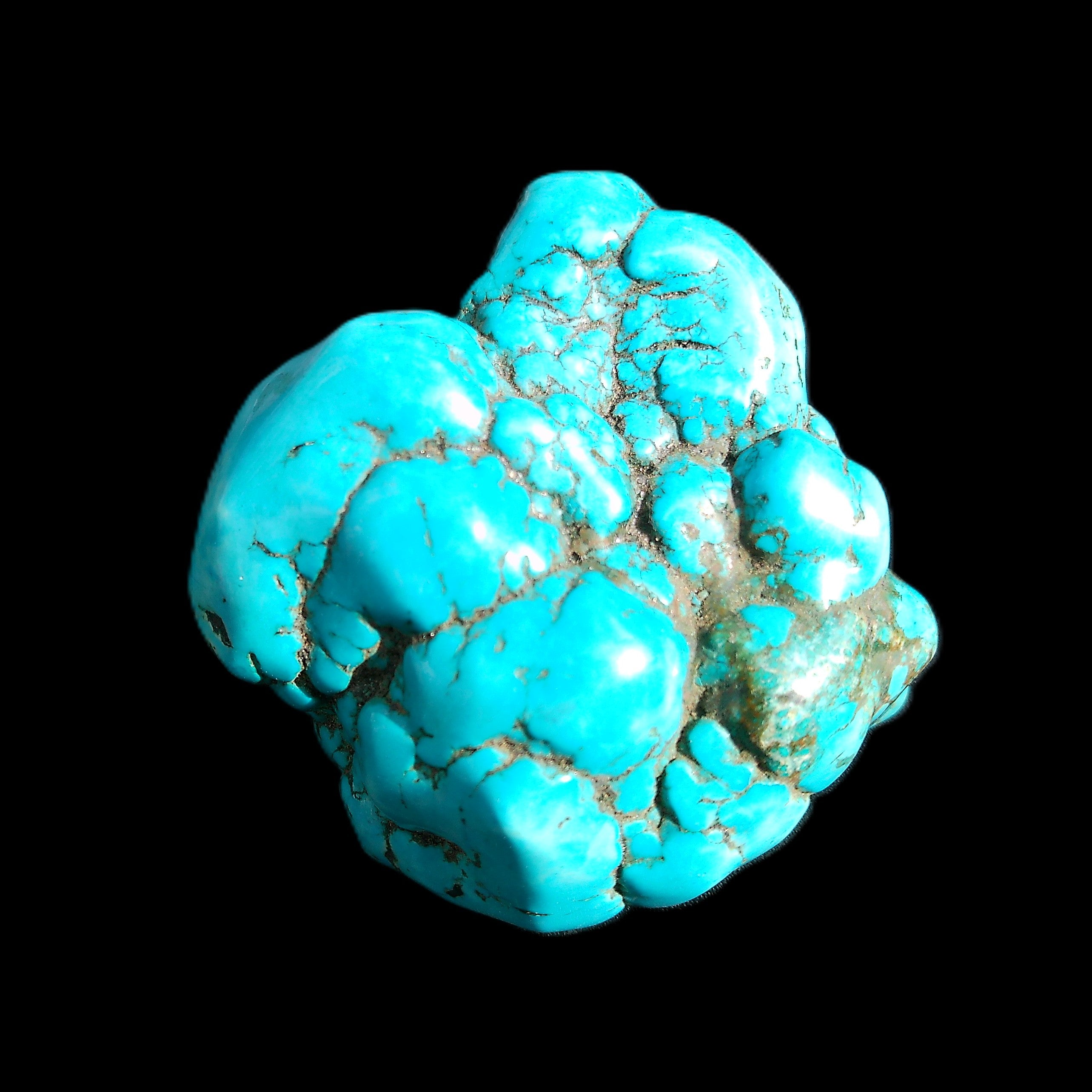 Persian Turquoise 51*30mm 173g in sunlight - Rocks and Things Store