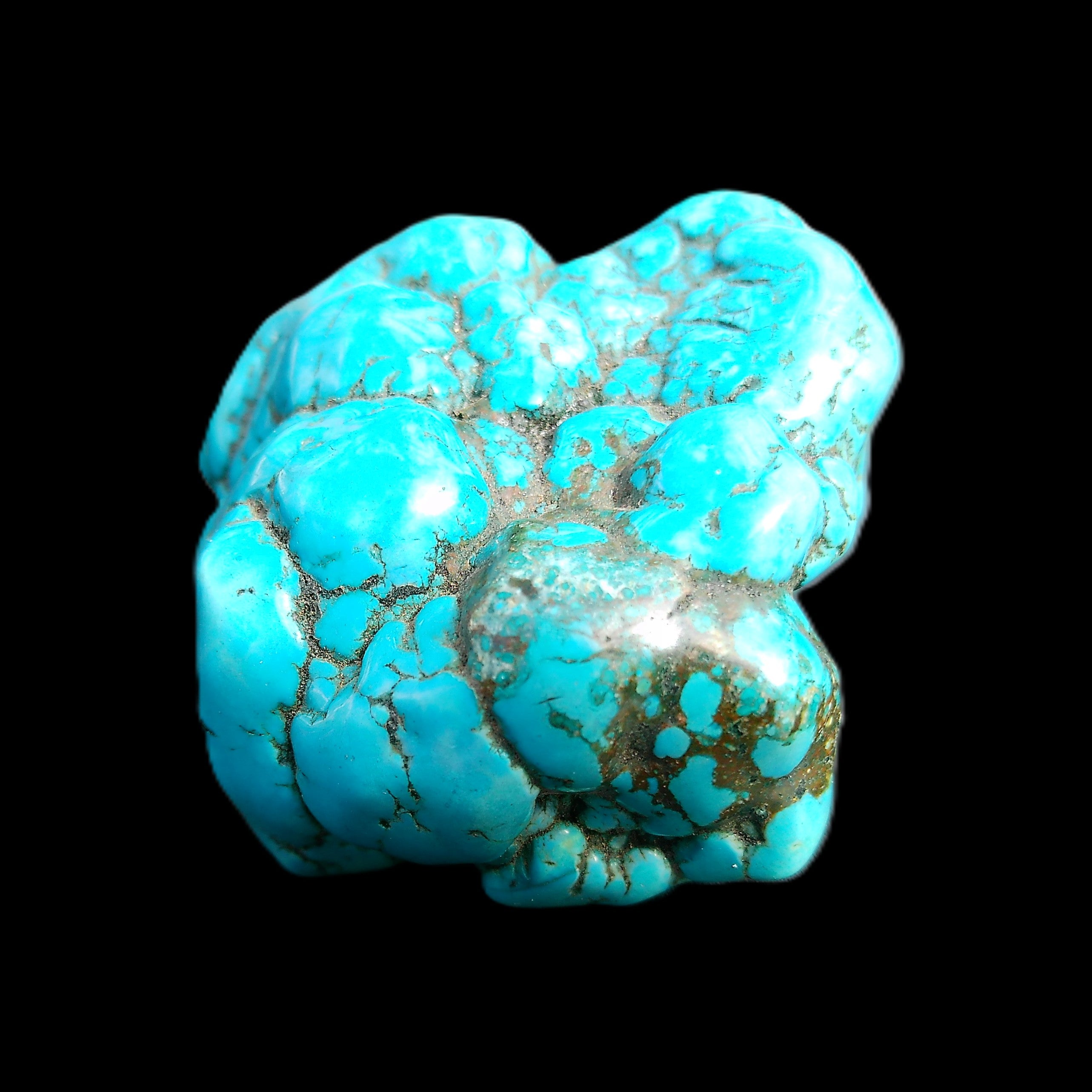 Persian Turquoise 51*30mm 173g in sunlight - Rocks and Things Store