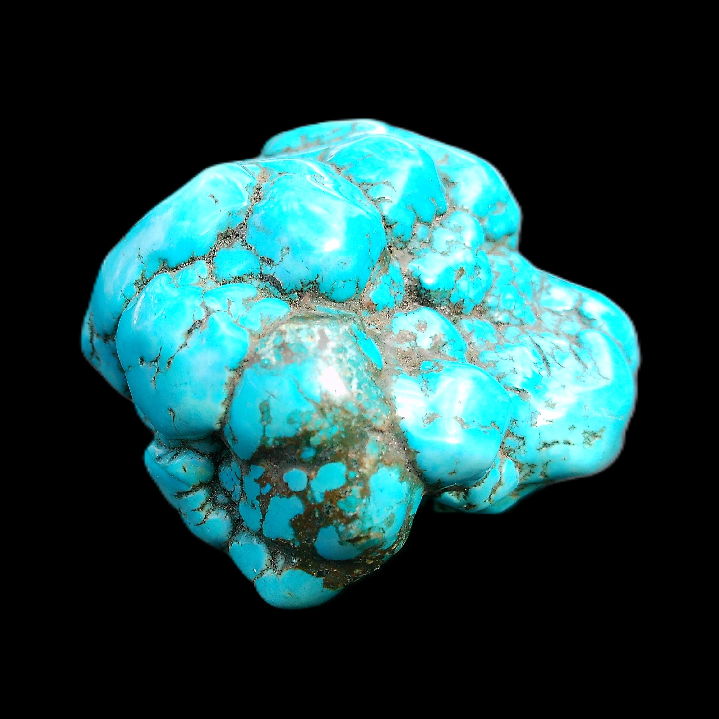 Persian Turquoise 51*30mm 173g in sunlight - Rocks and Things Store